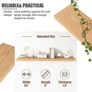 Floating Shelves for Wall, USA-Sourced Oak Wood 55 Inch Long Wall Shelves, Natural Wooden Wall Mounted Picture Ledge Shelf, Nursery Book Storage Shelf Kids Bookshelf, Display Shelf for Bathroom by TinyTreasures Baby Boutique