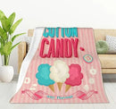HGOD DESIGNS Candy Throw Blanket Sweet and Colorful Candy Pink Blanket Super Soft Flannel Throw Blanket Lightweight Plush Fuzzy Bed Blanket for Bedding Sofa and Travel 50"X60" by CozyNest Decor