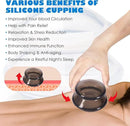 7Pcs Cupping Therapy Set-Professional Silicone Cupping, Suitable for Facial Body Massage/Deep Myofascial Release/Pain Relief/Muscle Relaxation & More (Black,7pcs) by CozyNest Decor