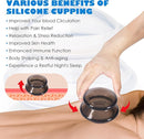15Pcs Cupping Therapy Set-Professional Silicone Cupping, Suitable for Facial Body Massage/Deep Myofascial Release/Pain Relief/Muscle Relaxation & More (Black,15pcs) by CozyNest Decor