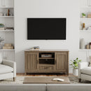 Lev - TV Media Stand - Smoky Brown by HouseOfZazla
