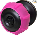 Enjoy Cover - 2 Pack Silicone Door knob Grips Maximum Grip Nonslip Arthritis & Senior Living Aids Grippy Easy Open Fits All Door Knob Universal Size Decorative (Hot Pink) by TinyTreasures Baby Boutique