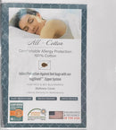 National Allergy Superior 100% Cotton Twin Mattress Protector Zippered - 39" x 75" x 9" - Hypoallergenic Bed Encasement - Breathable Dust Proof Cover - AAFA & Oeko-TEX Standard 100 Certified by TinyTreasures Baby Boutique