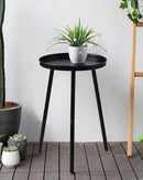 AOJEZOR Side Table: End Table for Any Room - Small Side Tables for Small Spaces All Matte Black with 3 Legged by CozyNest Decor