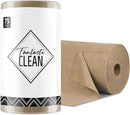 Fantasticlean Microfiber Cleaning Cloth Roll -75 Pack, Tear Away Microfiber Towels, 12" x 12", Reusable, Washable, Scratch Free, Ultra Absorbent Dish Rags for Car, Home, Garage or Shop (TAN) by CozyNest Decor