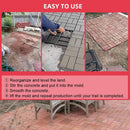 Anothera 15.7"x15.7"x1.57" Concrete Molds Reusable Walk Maker Pathmate Stone Molding Stepping Stone Path Maker Paver Yard Patio Lawn Garden DIY Walkway Pavement Brick Moulds (8-Grid) by GreenHaven Gardens