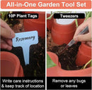 Vertical Planter, 7 Tier Stackable Strawberry Planter with Garden Tool Set, Movable Indoor/Outdoor Garden Herb Pot for Growing Vegetables and Succulents, Red by GreenHaven Gardens