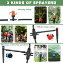 200FT+40FT Drip Irrigation System, Garden Watering System with 8/11mm Main Tubing 4/7mm Distribution Irrigation Tubing and Accessories, Irrigation System for Garden, Greenhouse, Yard, Lawn, Plant by GreenHaven Gardens