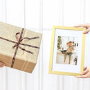 Vittanly 8x12 Picture Frames Set of 9, Shatter Resistant Plexiglass, Display 6x8 Pictures with Mat or 8x12 without Mat, Photo Frames for Wall or Tabletop, Engineered Wood, Gold by CozyNest Decor