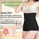 2 in 1 Postpartum Belly Band Wrap Black, C-Section Support Belt XX-Large, Post Partum Support Recovery Waist/Pelvis Belt, Hysterectomy Belly Band Binder Girdle Stomach by TinyTreasures Baby Boutique
