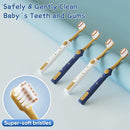 EASICUTI Extra Soft Toddler Toothbrushes 8 Pack, Space Style Kids Toothbrushes for Ages 2-12 Years, Baby Toothbrush 12 Months and up, Childrens Toothbrush Help Remove Plaque and Stains-Blue, White by TinyTreasures Baby Boutique