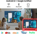 JREN Tablet for Kids｜10 Inch Kids Tablet Android 14｜Octa-core｜64GB｜WiFi ｜Bluetooth｜Parental Control｜Children Content｜Children Toddler Red by TinyTreasures Baby Boutique