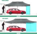 COBIZI 13x26 Pop Up Tent 13x26 Canopy with Sidewalls Heavy Duty Canopy Party Tent for Parties, Outdoor Wedding Large Event Tent Wind Waterproof UPF 50+ Ez Up in Garden Lawn with Roller Bag, Gray by GreenHaven Gardens
