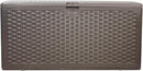 80 Gallon Pro Outdoor Storage Box Waterproof Lockable Resin Deck Box Large, Patio Storage Bin for Pool Accessories Cushion Furniture, Garden Tools, UV-Resistant Outside Delivery Brown by CozyNest Decor
