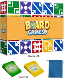 Family Matching Game for Kids & Adults, Block Puzzle Board Games for Boys & Girls Ages 4-8 8-12, 2 Player Card Puzzles for Children 3+ Year Olds by TinyTreasures Baby Boutique