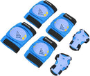 BOSONER Kids/Youth Knee Pads Elbow Pads Wrist Guards Set for 3-15 Years, Child Protective Gear Set for Roller Skates, Cycling, BMX Bike, Skateboard, Inline Skating, Scooter Riding Sports… by TinyTreasures Baby Boutique