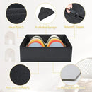 DIMJ Drawer Organizer 15 Pack - Foldable Baby Organizers and Storage & Dresser Organizer for Nursery, Bedroom, Closet - Nursery Organization Dresser Dividers for underwear, Sock,Bra, Belt, Tie，Black by CozyNest Decor
