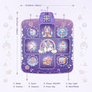 GirlsHome Dance Mat - Unicorn Toys for Girls Electronic Dance Pad with 5 Game Modes, Built-In Music, Touch Sensitive Light Up LED Kids Musical Mat, Christmas & Birthday Gift for Toddler Girls 3-12 by TinyTreasures Baby Boutique