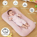 Baby Lounger for Newborn, Bionic Design Baby Lounger, Soft Organic Cotton Breathable Lounger for Infants 0-18 Months (Yellow) by TinyTreasures Baby Boutique