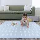 Baby Play Mats for Floor - Shoreline (4x6ft) - Premium EVA Foam Play Mat for Babies & Toddlers - Perfect for Tummy Time, Crawling, Playroom - Stylish & Comfortable Kids Play Mat by TinyTreasures Baby Boutique