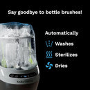 Baby Brezza Bottle Washer Pro - Baby Bottle Washer, Sterilizer + Dryer - All in One Machine Cleans Bottles, Pump Parts, & Sippy Cups - Replaces Hand Washing, Bottle Brushes and Drying Racks by TinyTreasures Baby Boutique
