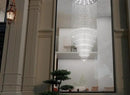 Flashing God D59''X H120'' Extra Large Chandeliers for High Ceilings Crystal Raindrop Chandeliers Large Villa Chandelier Entrance Foyer Ceiling Light LED Dimmable 2700K-6000K by CozyNest Decor