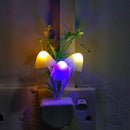 AUSAYE Sensor Night Light Plug in Mushroom Light LED Color Changing Nightlights for Kids, Adults, Bedroom, Bathroom,Hallway, Stairs, Kitchen Pack of 6 by TinyTreasures Baby Boutique