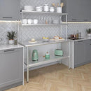 AmGood Double OverShelf Stainless Steel NSF - Many (60" Long x 14" Deep) by CozyNest Decor
