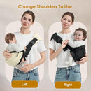 Toddler Sling Carrier, Easy to Wear Baby Carrier Sling 7-40 lbs, Adjustable Lightweight Baby Wrap Sling, Perfect Toddler Hip Carriers One Size Fits All, Black Mesh by TinyTreasures Baby Boutique