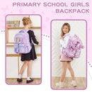 Kids Backpack for Girls School Bags for Middle School Students Book Bag for Elementary Primary Kawaii Ita Backpack, Purple Butterfly by TinyTreasures Baby Boutique