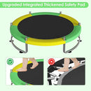 Trampoline for Kids, Upgrade Full Anti-Rust 440lbsToddler Trampoline with Net, Upgraded Ring Legs with Adjustable Gymnastics Bar&Toys, Gifts for Ages 1-8 Boys&Girls by TinyTreasures Baby Boutique
