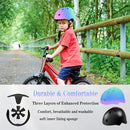 Kids Bike Helmet Set Adjustable for Children, Boys, Girls and Teenagers Aged 3-8 Years Includes Elbow, Knee, Wrist Guards Children's Helmet Protection Set for Bikes SkateboardsRollerskates by TinyTreasures Baby Boutique