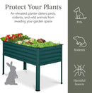 Best Choice Products 48x24x30in Galvanized Raised Garden Bed, Metal Elevated Planter Box, Vegetable Garden for Backyard, Patio, Balcony - Peacock Blue by GreenHaven Gardens