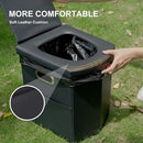 Upgrade XL Portable Toilet for Adults, Extra Large Portable Travel Floding Toilet, Camping Tall Toilets with Lid for Adults and Kids Compact Potty for Car,Hiking,Beach and Camping by TinyTreasures Baby Boutique