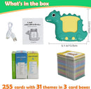 MAYAPHILOS English Talking Flash Cards with 510 Sight Words, Pocket Speech Therapy Toys, Interactive Autism Sensory Toy, Eductional Toys Learn English for Kids by TinyTreasures Baby Boutique
