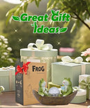 Solar Frogs Boating Statue Garden Decor: Outdoor Sculpture Lights Decorations Art Ornament Yard Lawn Backyard - Ideal Gifts for Women Mom Grandma by CozyNest Decor