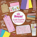 Imagimake Princess Craft Kit | 10 Mess-Free DIY Activities | Bracelet Making Kit, Unicorn Pouch, Butterfly Wands & Photo Frame | Girls Toys Age 6-8 | 5,6,7,8,9,10,11,12 Year Old Girl Birthday Gifts by TinyTreasures Baby Boutique