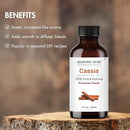 Majestic Pure Cassia Essential Oil with Glass Dropper - 1 Fl Oz - 100% Pure and Natural Cassia Oil - Premium Grade Essential Oils for Diffuser, Aromatherapy, Soap and Candle Making by CozyNest Decor