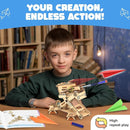 Smartivity 2in1 Hydraulic Airplanes & Darts Launcher STEM Toy for Kids Ages 6-14 Years I Birthday Gifts for Smart Kids | DIY Science Kit for Boys & Girls 6, 8,10,12,14 Years Old by TinyTreasures Baby Boutique