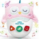 Baby Toys 0-6-12 Months, Plush Owl Stuffed Animal Musical Toys with Light & Sounds, Infant Roly-Poly Sensory Birthday Easter Egg Gift for Newborn Boys & Girls by TinyTreasures Baby Boutique