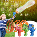 Dino Bubble Gun Bubble Machine for Dinosaur Bubble Blower Toy for Kids and Toddlers Bubble in Bubble Gun Party Favors Birthday for 3 4 5 6 7 8 9 10+Years Old Boys and Girls (Red) by TinyTreasures Baby Boutique