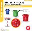 Discovery Toys Measure UP! Cups | Educational Stacking & Nesting 12 Piece Numbered Set| Kid-Powered Learning | STEM Toy Early Math Childhood Development 12 Months and Up by TinyTreasures Baby Boutique