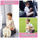 Portable Potty for Toddler Travel, Kids Travel Potty Training Chair with Travel Bag, Baby Potty Training Toilet for Outdoor and Indoor Easy to Clean (Purple) by Yszawmx, Includes 30 Replacement Bags by TinyTreasures Baby Boutique