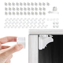 Vmaisi Magnet Cabinet Locks for Babies (34 Locks + 4 keys + Tool) by TinyTreasures Baby Boutique