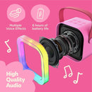 Move2Play, Karaoke Machine for Kids | Includes 20+ Kid Songs | 2 Microphones | Connect with Bluetooth | 3, 4, 5, 6, 7+ Year Old Gift | Toy for Girls, Boys, & Toddler | Birthday Present by TinyTreasures Baby Boutique