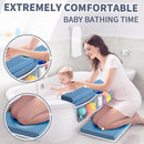 URMYWO Bath Kneeler and Elbow Rest Pad Set - 1.5" Thick Baby Bath Kneeler Pads with Toys Organizer, Anti-Slip Cozy Knee & Arm Support Bathtub Mat, Quick Dry Kneeling Pad for Baby Bath Time by TinyTreasures Baby Boutique