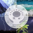 White Noise Machine Sleep Helper Sound Relaxation Machine Sleep Therapy Sound Machine with 27 Unique Natural Sounds, Sleep Disorders Noise Cancelling for Home, Office, Spa, Yoga, Kids by TinyTreasures Baby Boutique