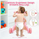 CUTE STONE 2-in-1 Baby Walker for Girls, Toddlers Learning Walker, Early Educational Push Walking Toys with Detachable Activity Center for Infants 12+ Months by TinyTreasures Baby Boutique
