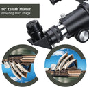 Telescopes, Telescope for Kids and Adults Beginners, 70mm Aperture 400mm Focus Length Refractor Travel Telescope with AZ Mount for Observe The Moon and Landscape (Blue) by TinyTreasures Baby Boutique