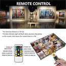 Battery Operated Spotlights, Cordless Picture Light, Dimmable Accent Lighting, Wireless LED Puck Lights, Stick on Lights with Remote for Plant Photo Painting Art Dartboard Portrait by CozyNest Decor